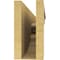 Ekena Millwork 6"W x 36"D x 12"H Thin Highland Rough Cedar Woodgrain TimberThane Corbel, Primed Tan CORUR06X36X12HLDRCPR - alternate 4